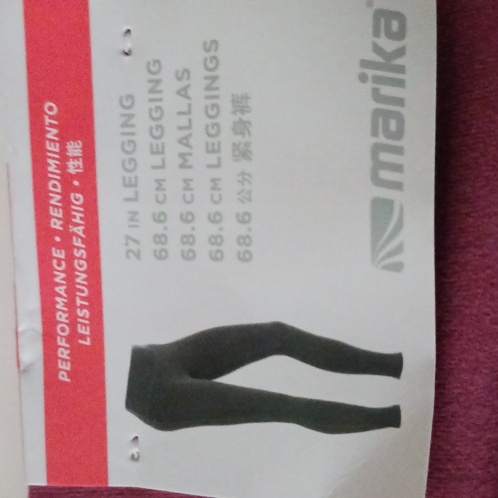NWT MARIKA PERFORMANCE HIGH WAISTED LEGGINGS - Picture 8 of 15